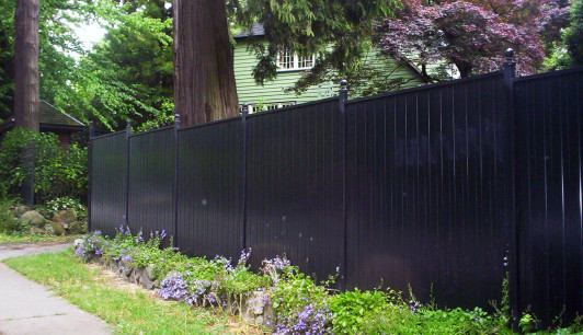 Front Yard Aluminum Black Fence Oakville
